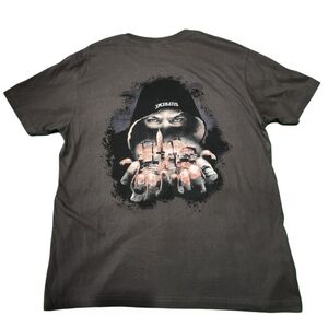 Supreme Fight For NY Grey Graphic Short Sleeve Tee